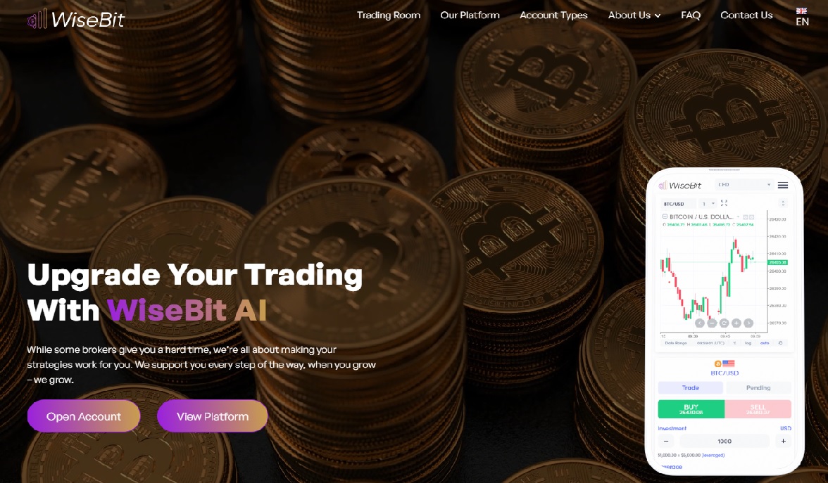 WiseBit.AI Homepage